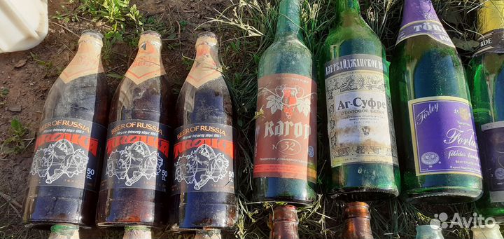 Бутылки этикетки СССР советская упаковка