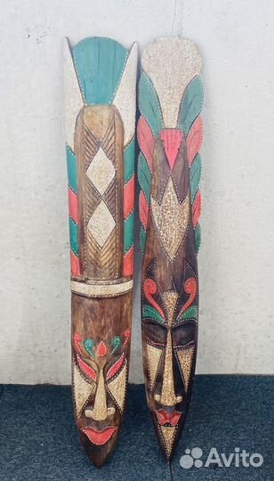 Африканские маски из дерева