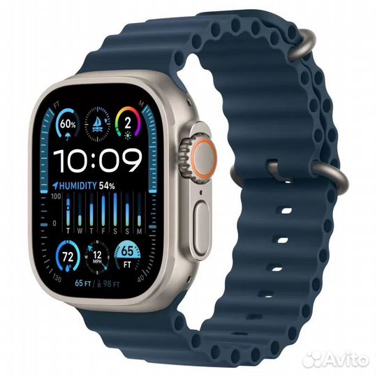 Apple watch ultra 2 49mm ocean band blue