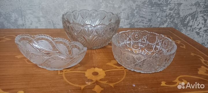 Хрустальная посуда СССР