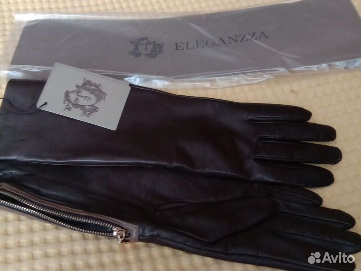 Перчатки женские кожаные 7.5