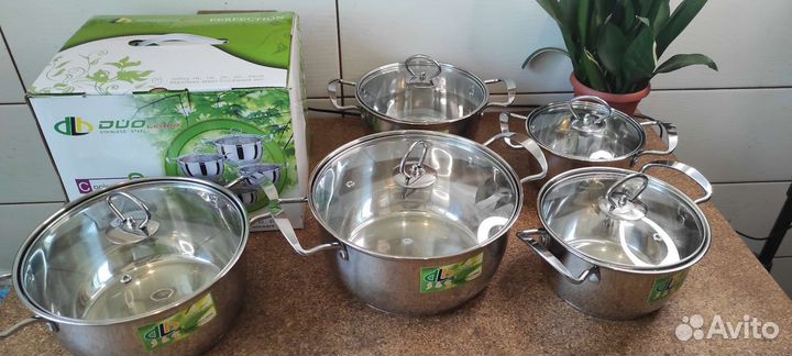 Кастрюля набор простые+индукционные плиты