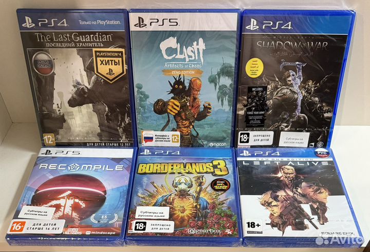 Игры для ps4/ps5 новые