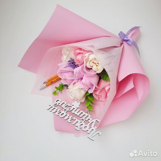 Букет из мыльных роз 