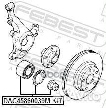 Подшипник ступицы передний DAC45860039M-KIT DAC