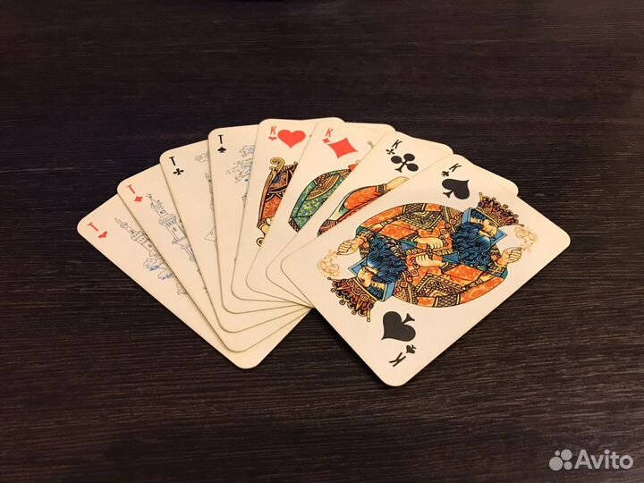 Карты игральные белый палех