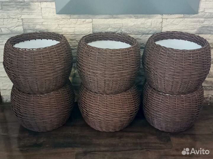 Корзина плетеная для грибов