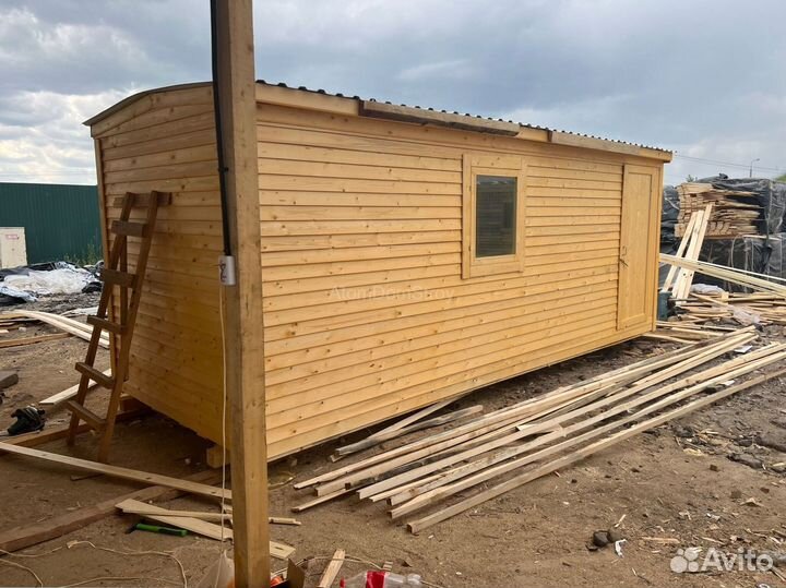 Бытовка вагончик из дерева