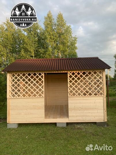 Беседка садовая под ключ