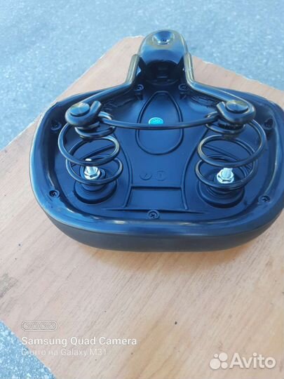 Мягкое пружинное велоседло