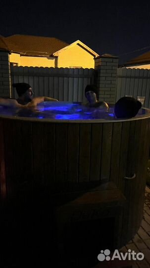 Банный чан, купель на дровах. Диаметр 1,6 м