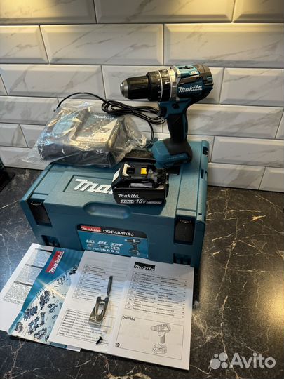 Ударный шуруповерт makita DHP 484 RTJ