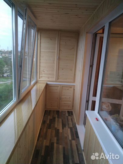 Внутренняя отделка балконов и лоджий