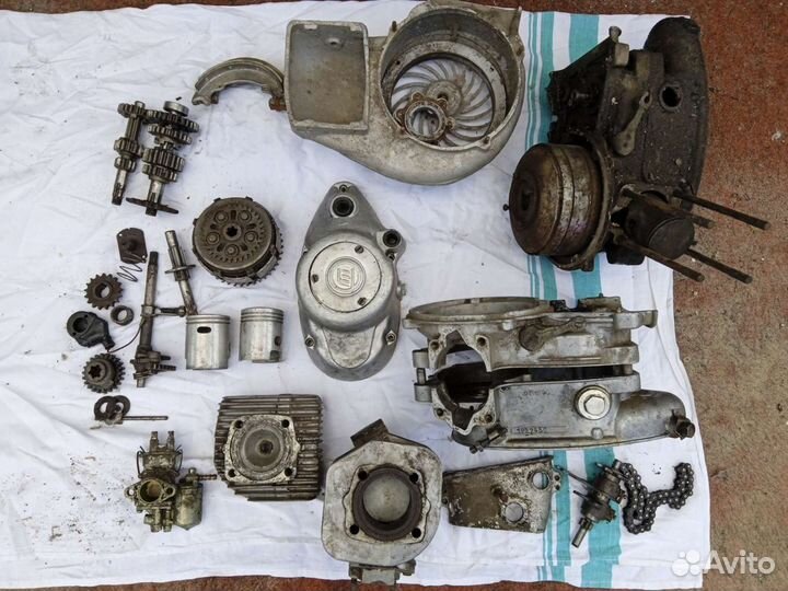 Запчасти мотороллер Муравей