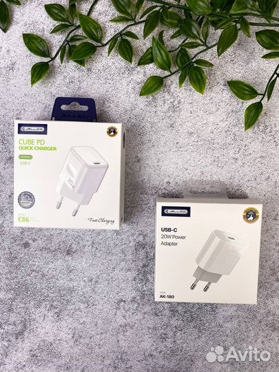 Блок быстрой зарядки Jellico,20w, usb-c,для iPhone