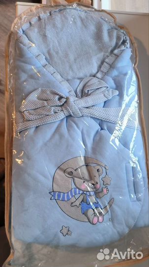 Конверт/ одеяло на выписку для новорожденного