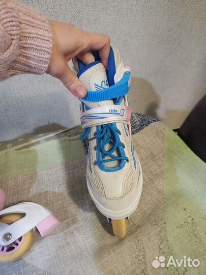 Роликовые коньки детские раздвижные