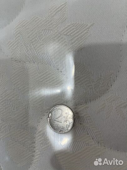 Монета брак 2 рубля