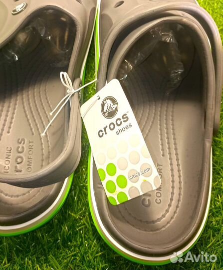 Crocs кроксы сабо тапочки новые 39-43 серые белые