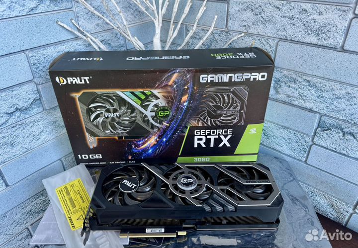 Видеокарта Rtx 3080 10GB Palit GP/Пломба