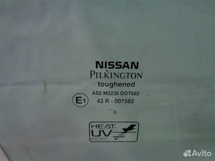 Стекло двери переднее правое Nissan Almera Classic