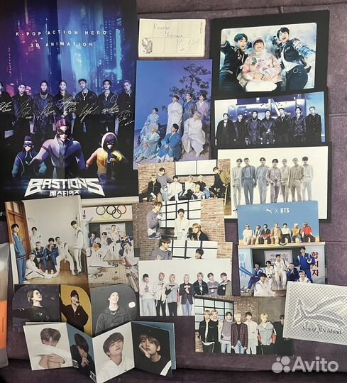 Открытки карты bts чимин хосок джин от7