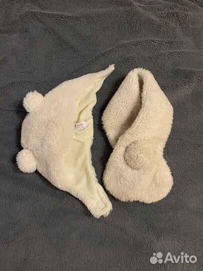 Комплект шапка и шарф для девочки zara