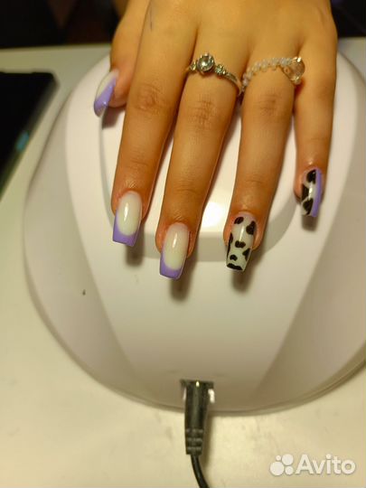 Наращивание ногтей на дому