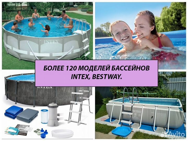 Бассейн каркасный Интекс