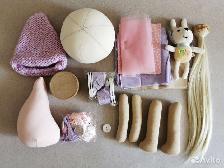 Большой набор для шитья кукол а стиле Т. Коннэ