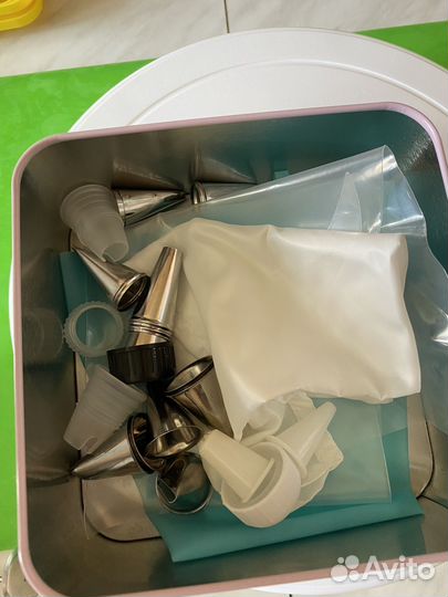 Кондитерский мешок с насадками