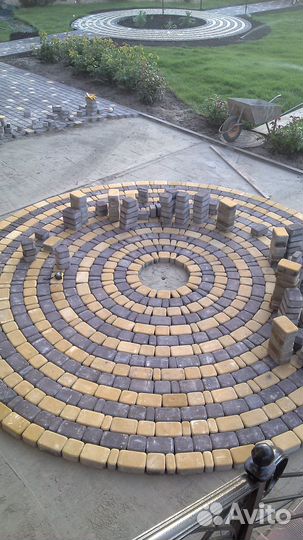 Укладка брусчатки