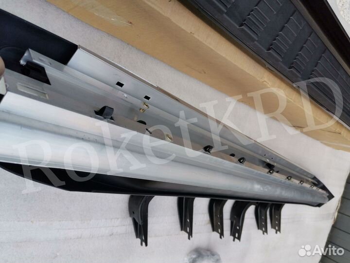 Подножки Toyota Land Cruiser Prado 120 black