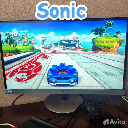 PS3 прошитая 60игр + 3 джоя, 350GB