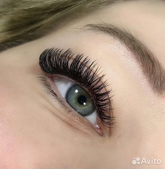 Наращивание ресниц на дому