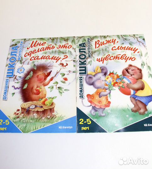 Домашняя школа Монтессори 2 книги новые