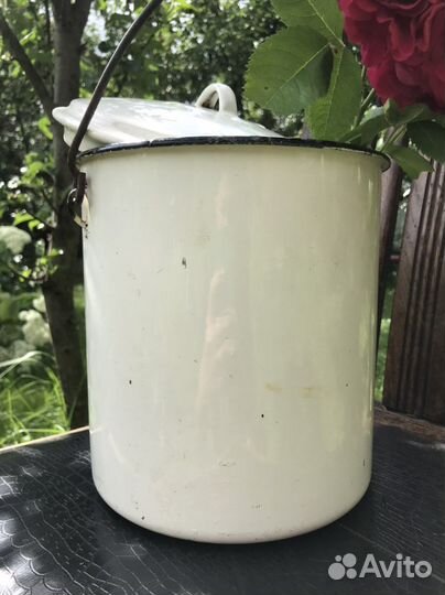 Бидон эмалированный СССР клеймо 65 год