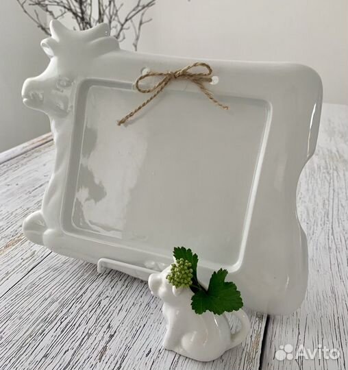 Фарфоровый поднос/ блюдо/ панно. Европа