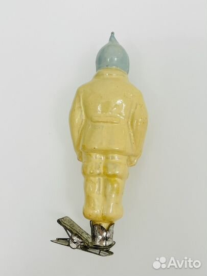 Ёлочная игрушка Летчик Полярник СССР