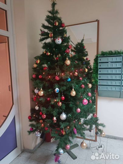 Елка искусственная бу 2.5 метра