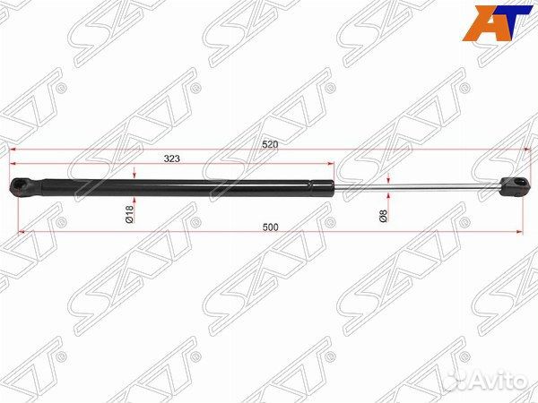 Амортизатор крышки багажника KIA sorento 09-, KIA