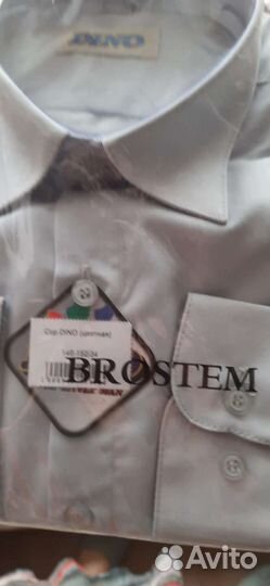 Рубашка серая для мальчика 146-152