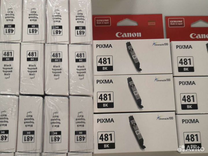 Картриджи Canon CLI-481 BK