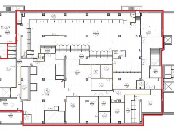 Сдам помещение свободного назначения, 1347 м²