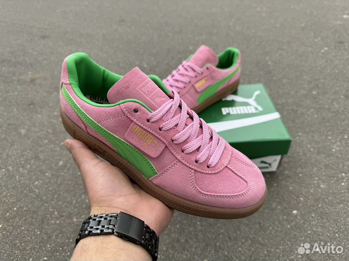 Кроссовки Puma palermo Leather розовый