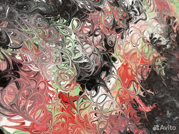 Картина абстракция акрил на холсте
