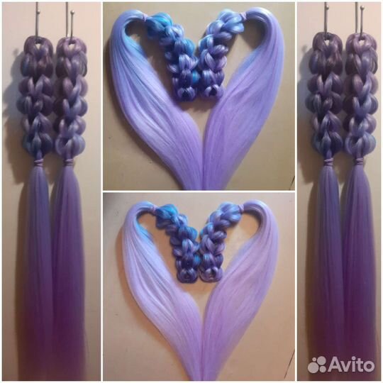 Съёмные 3Dкосы в хвосты