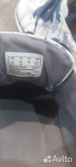 Кеды для девочки Clarks 34 и Bershka 35 размер