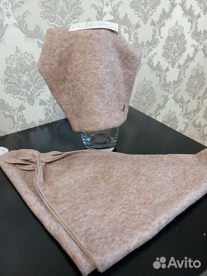 Шапка+ шарф косынка (комплект)