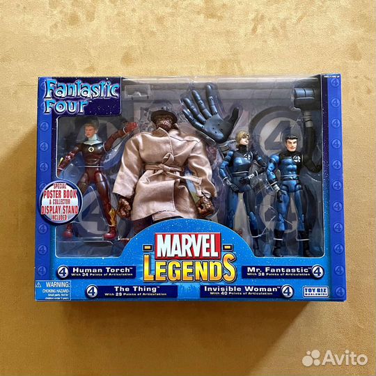 Набор Fantastic Four Marvel Legends Toy Biz Marvel
